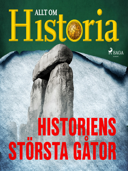 Title details for Historiens största gåtor by Allt om Historia - Wait list